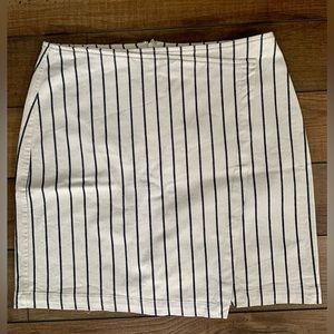 Madewell Striped Mini Skirt